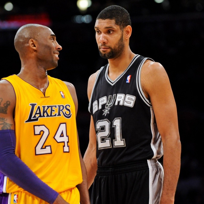 Kobe Bryant y Tim Duncan, candidatos al Salón de la Fama en 2020