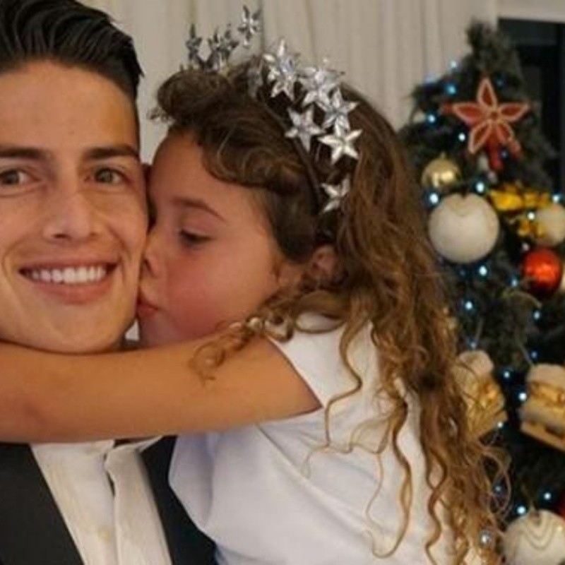 La foto más dulce del día: James publicó una imagen de sus hijos