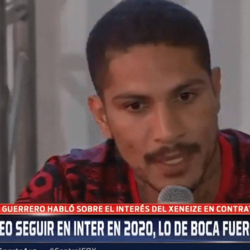 Guerrero le bajó el pulgar a Boca: "Deseo seguir en el Inter en 2020"