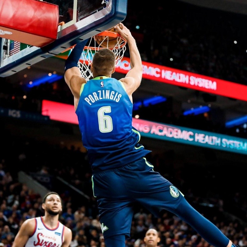 Mavericks aplastan a los Sixers y sin Luka Doncic