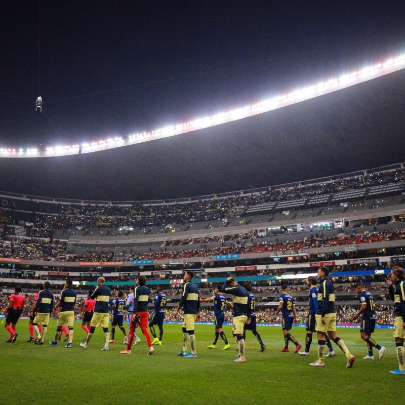 ¡No mejora! El césped del Azteca continúa en malas condiciones