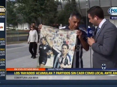 Lo entrevistaron antes de la Final y sorprendió con un póster de Guillermo Franco