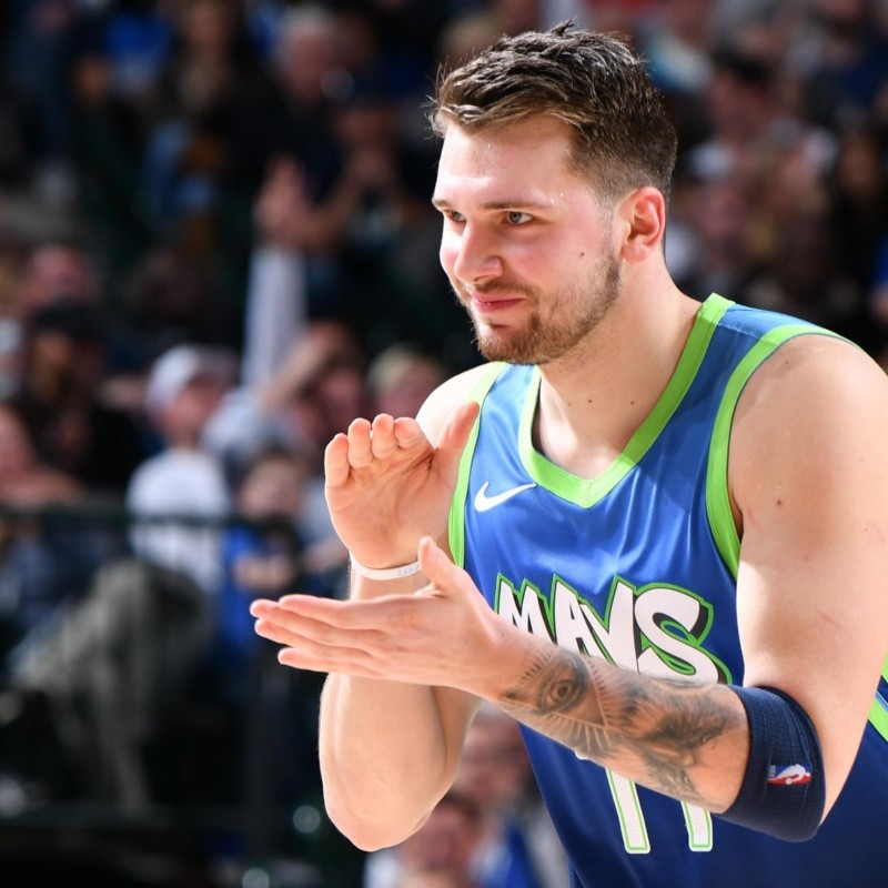 Luka Doncic volvió a jugar y se lució en la victoria de los Mavericks