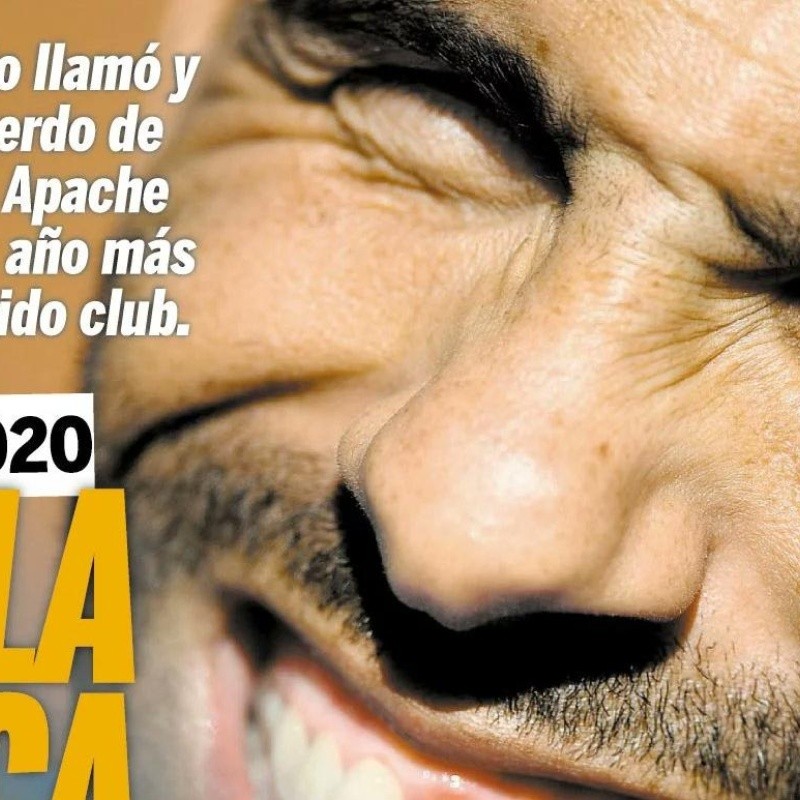 Tapa de Olé: Tevez sigue en Boca hasta 2021