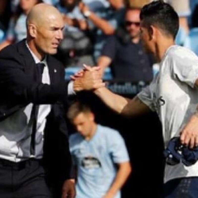 Zidane borró a James: no lo convocó para el debut del Real Madrid en 2020