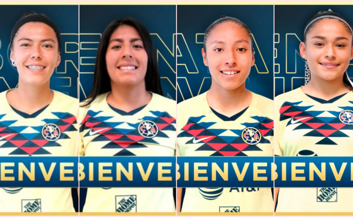 América Femenil confirma la llegada de 4 nuevas jugadoras como refuerzos  para el Torneo de Clausura 2020