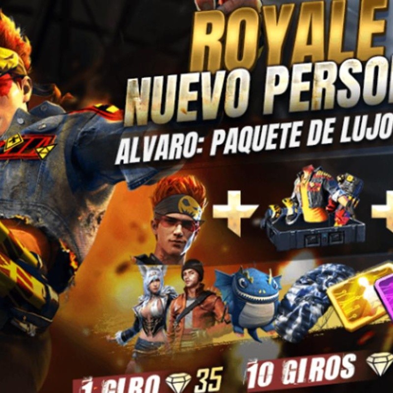 ¡Nuevo personaje en Free Fire! Álvaro está disponible en Luck Royale