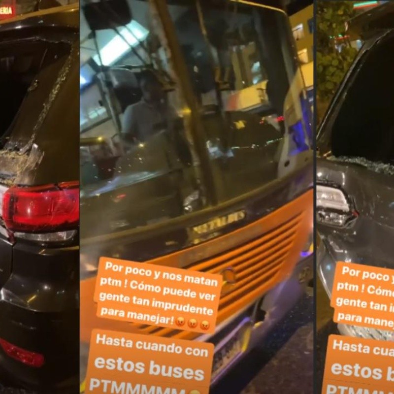 Farfán chocó su auto en horas de la noche: "Por poco y nos matan"