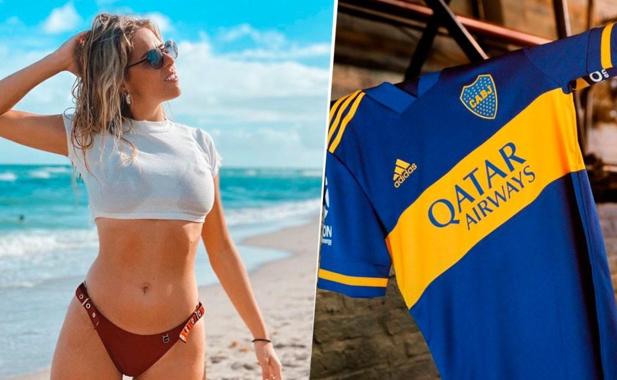 Nati Jota vio la camiseta de Boca y tiró: 