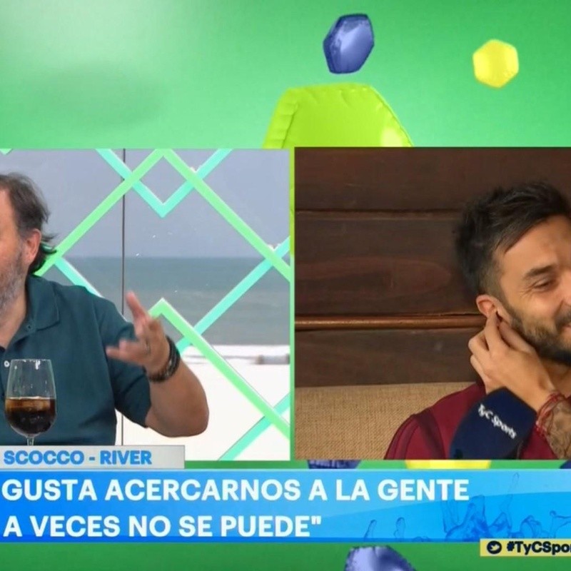 Palacios le preguntó a Scocco si lo llamo Heinze