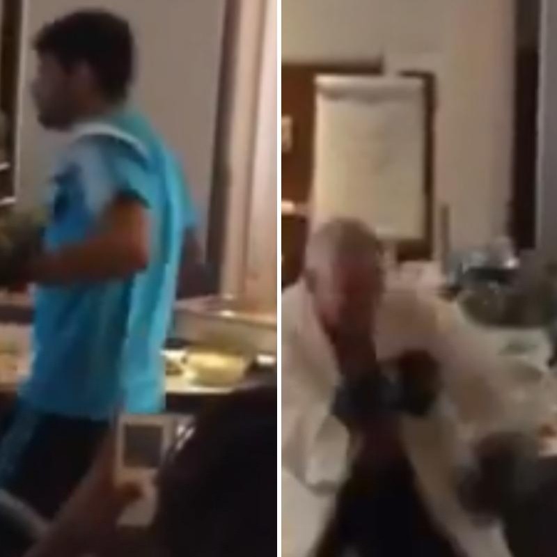 Terry filtró un video de Diego Costa boxeando con un empleado del Chelsea