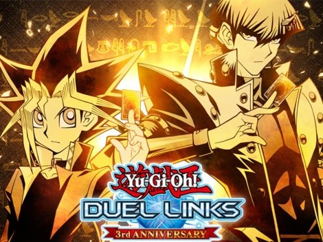 3° Aniversario de Yu-Gi-Oh! Duel Links ¡Nuevo Dragón Alado de Ra y muchas recompensas!