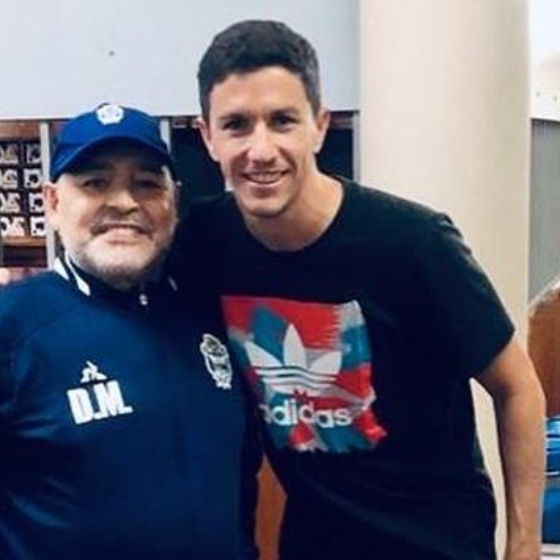 Nacho Fernández cumplió uno de sus mayores sueños: foto con el Diego