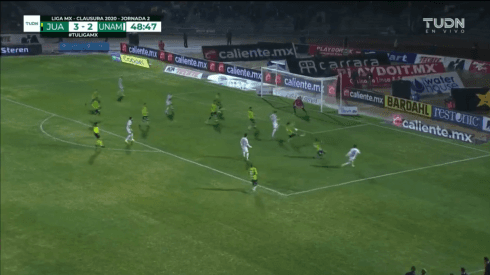 Video | El primer gol de Álvarez con Pumas para igualar