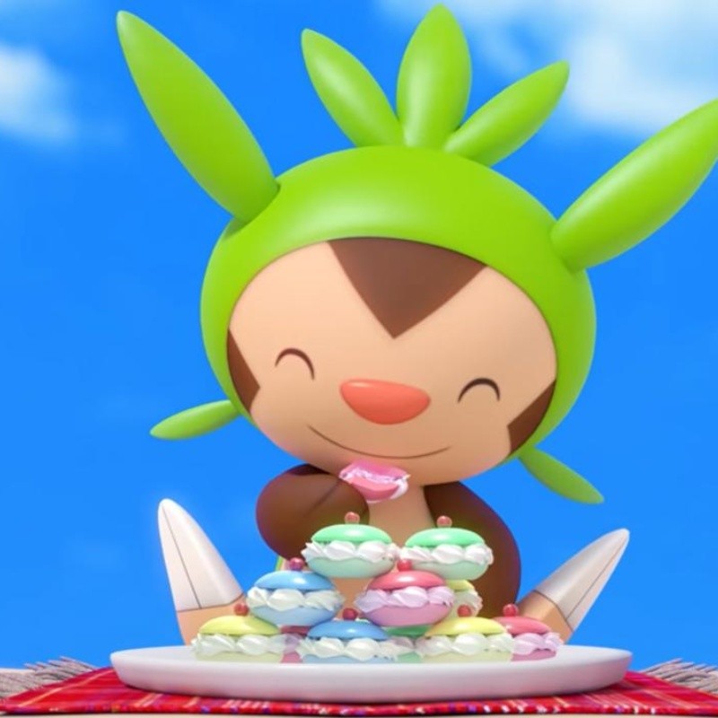 Pokémon lanzó el video más tierno que verás en el día ¡Chespin comiendo dulces!