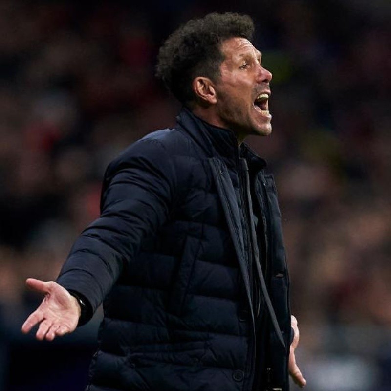 Simeone enojado por la leve sanción a Valverde: "Sabíamos que iba a pasar"