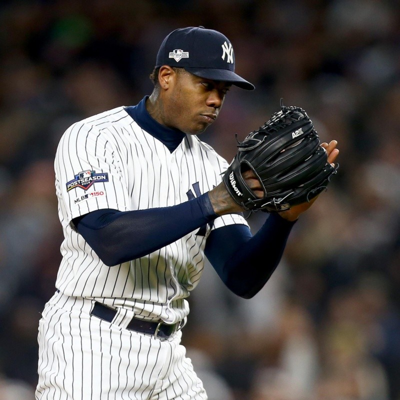 Aroldis Chapman publicó polémico mensaje en contra de los Astros