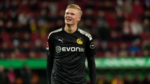 Le encontraron novia: el tweet del Dortmund por el hat-trick de Haaland