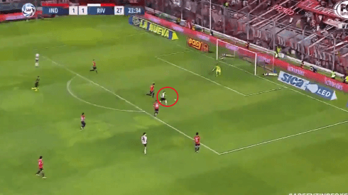 Díaz metió un pase perfecto y Borré marcó el segundo gol para River