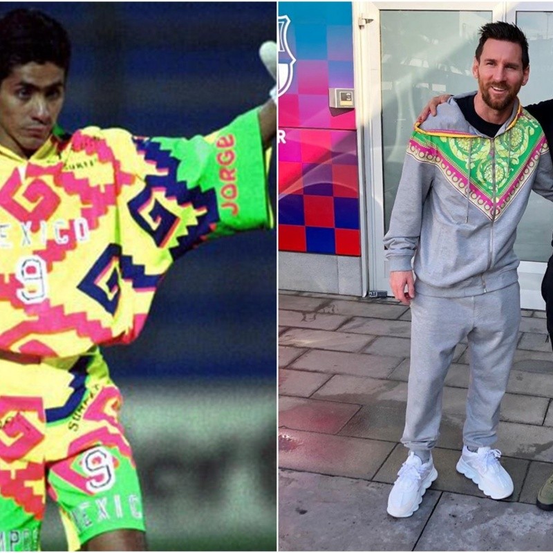 Lionel Messi emula con su chamarra al legendario Jorge Campos