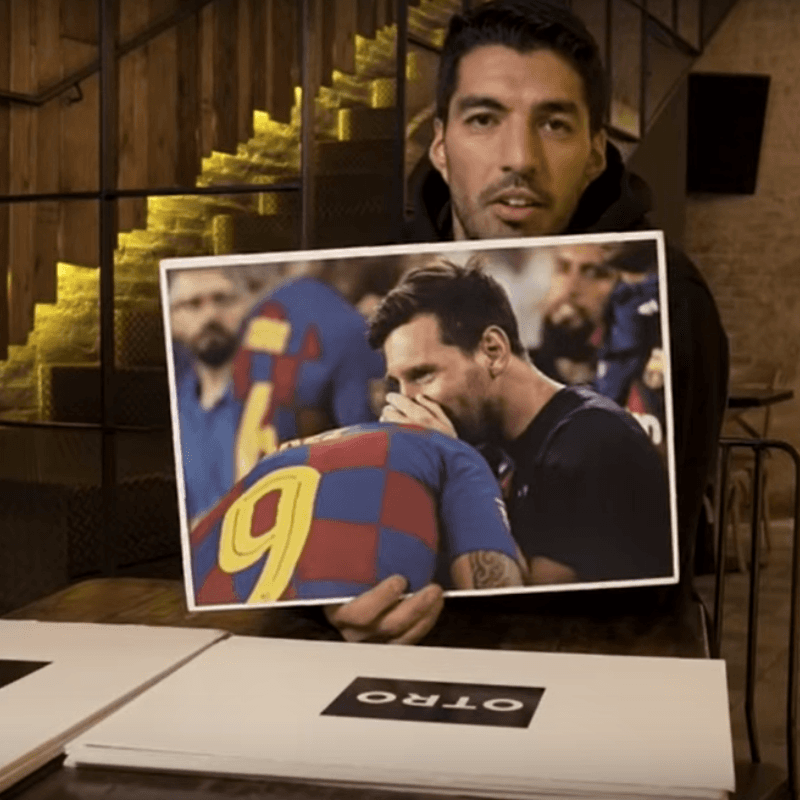 A Suárez le mostraron una foto con Messi y habló maravillas de su amistad