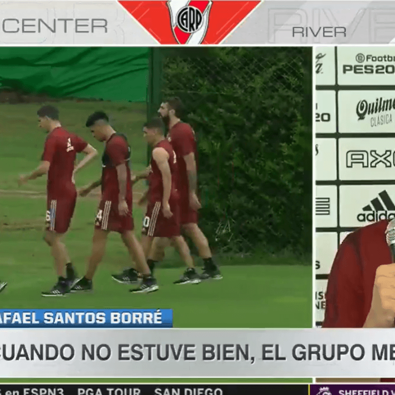 Borré reveló el motivo por el que se quedó en River