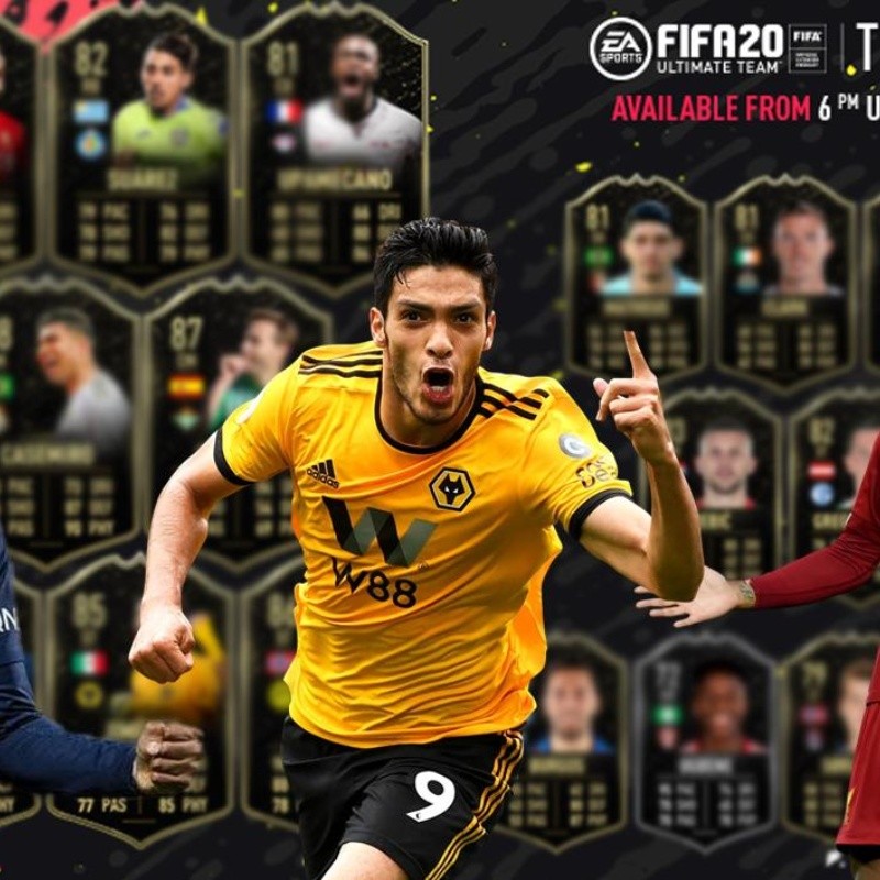 Raúl Jiménez obtiene una nueva carta en el TOTW del FIFA 20