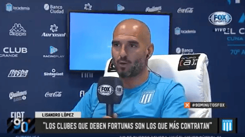López, picante: "Los clubes que deben fortunas son los que más contratan"
