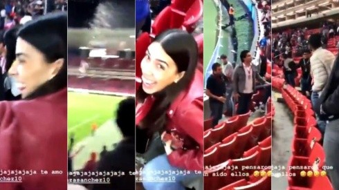 El video dejó en evidencia el vergonzoso acto de Aranza Sánchez en la tribuna del Estadio Akron