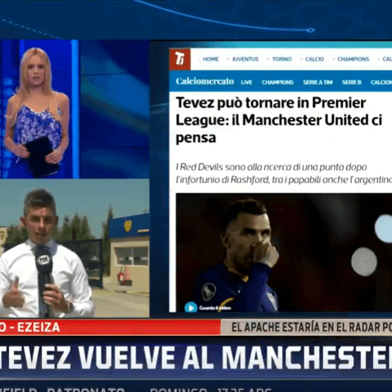 Juan Fernández, sobre Tevez al United: "Es real, no me animo a descartarlo"