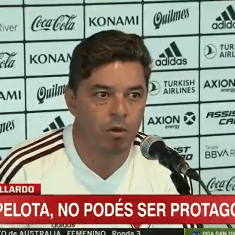 Gallardo, a un periodista: "Me sorprende que vos me hagas esa pregunta"