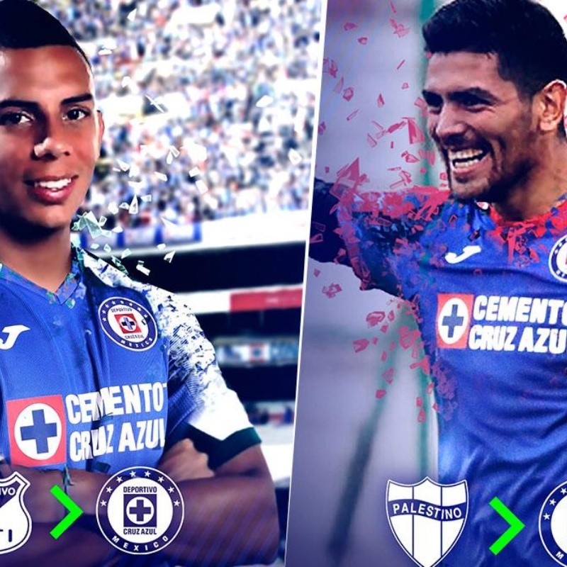 Cruz Azul anunció los fichajes de Passerini y Castro