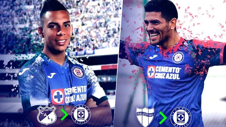 Cruz Azul anunció los fichajes de Passerini y Castro