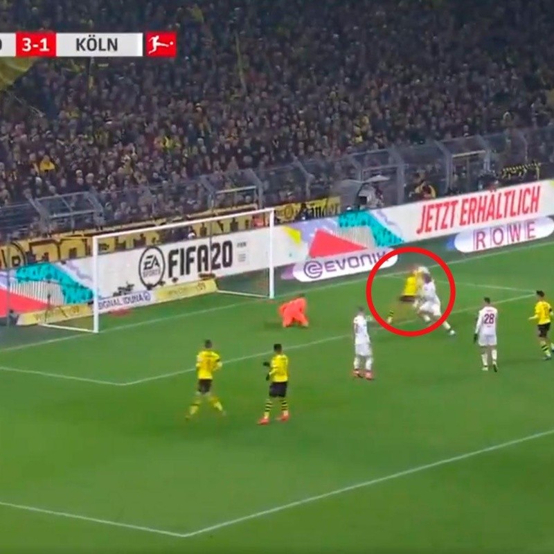 Animal: Haaland tardó 14 minutos en meter su primer gol como local en el Dortmund