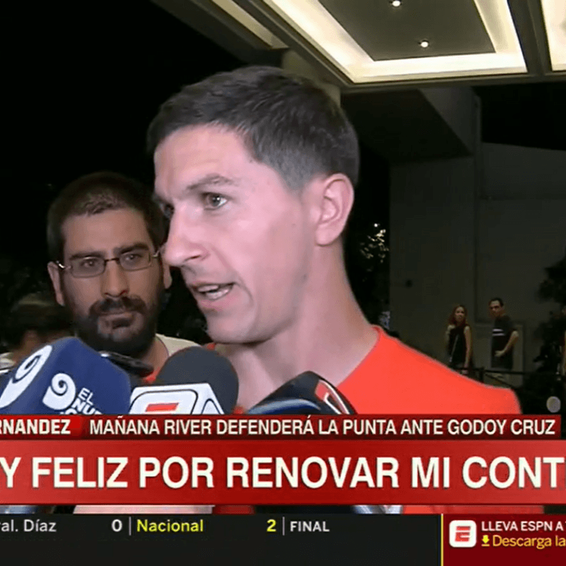 Nacho Fernández contó cuáles fueron los motivos para renovar en River