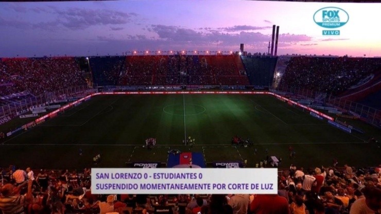 ¡Bienvenido, Masche! Se cortó la luz en San Lorenzo-Estudiantes