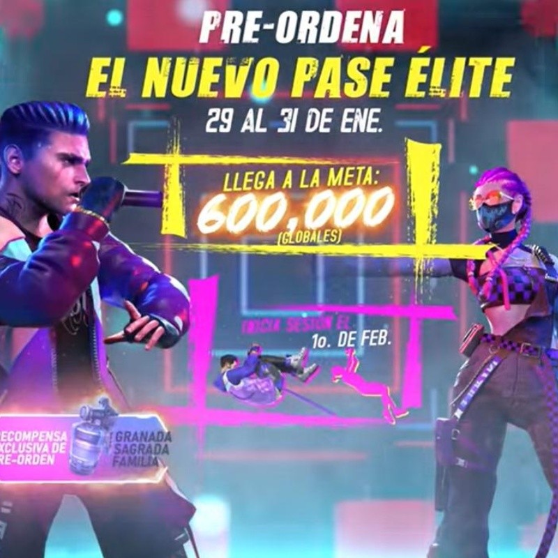 Garena anuncia una gran recompensa por preordenar el Pase Élite Colectivo T.R.A.P. de Free Fire