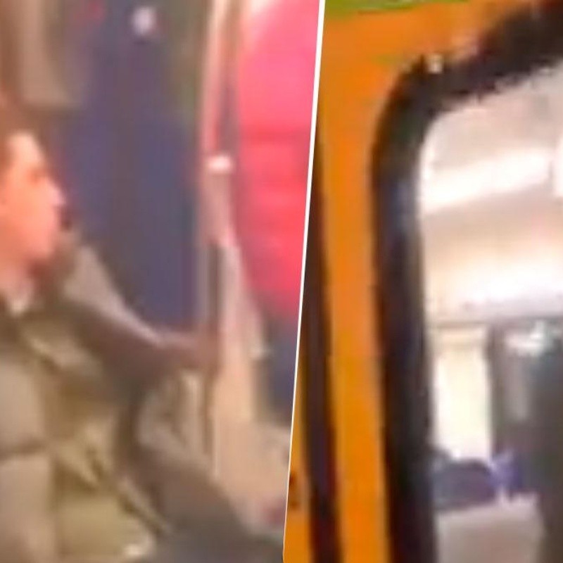 Video viral: aprovecharon que se quedó dormido y se bajaron del tren sin avisarle