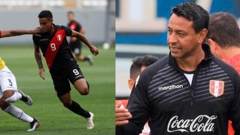 Solano es el entrenador de la Sub23 y su 9 es Olivares.