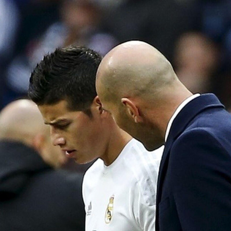 Tres razones por las que aseguran que James es el "juguetico de Zidane"