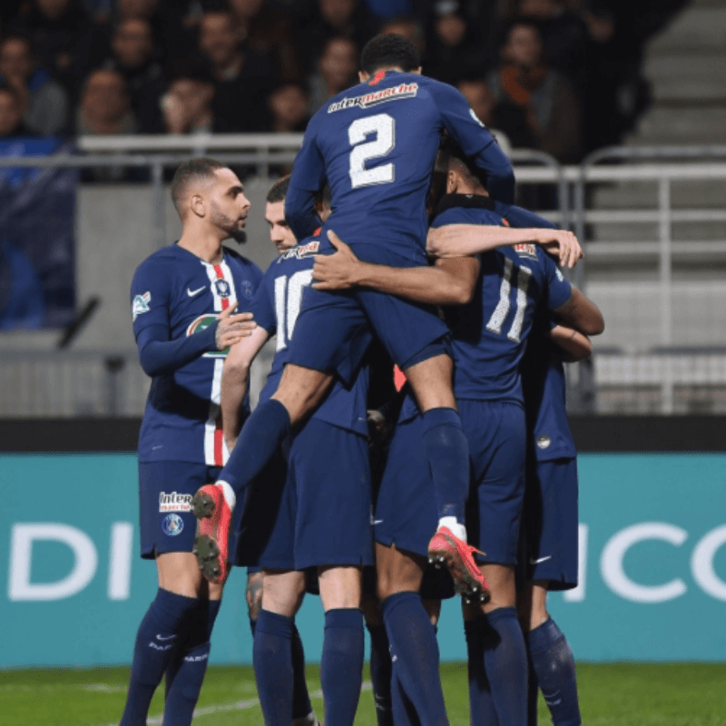 Sin transpirar, PSG se metió en cuartos de final de la Copa de Francia