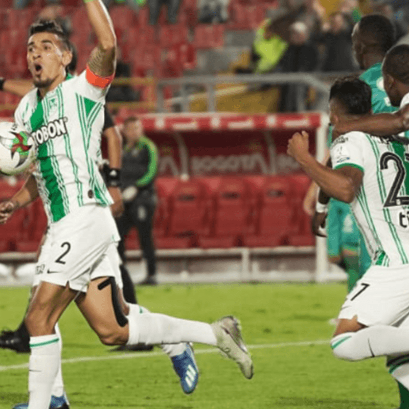 Épica remontada de Nacional: perdía 3-0 y lo terminó ganando 3-4 en Bogotá