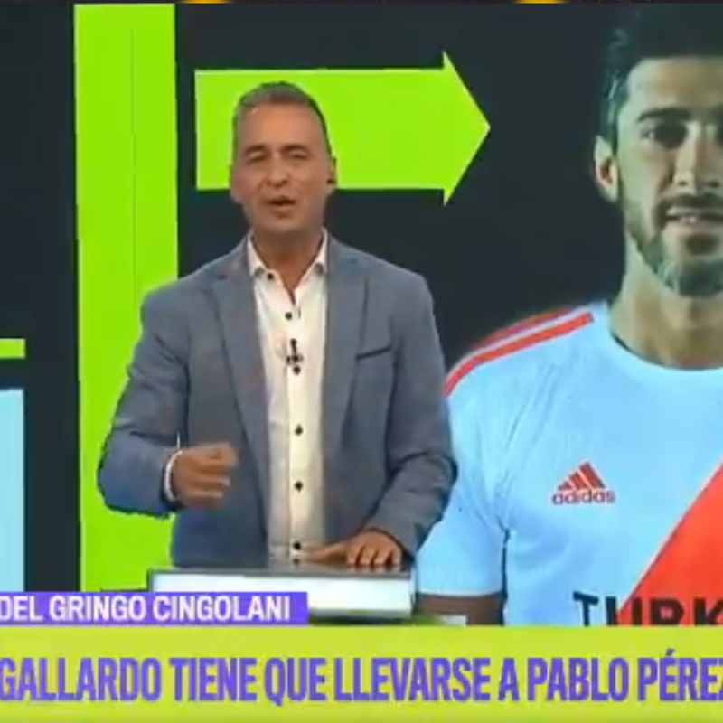 Gringo Cingolani dijo por qué Pablo Pérez tiene que jugar en River