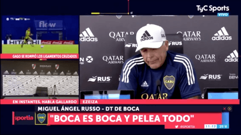 Video: Russo se enteró en vivo de la lesión de Gago