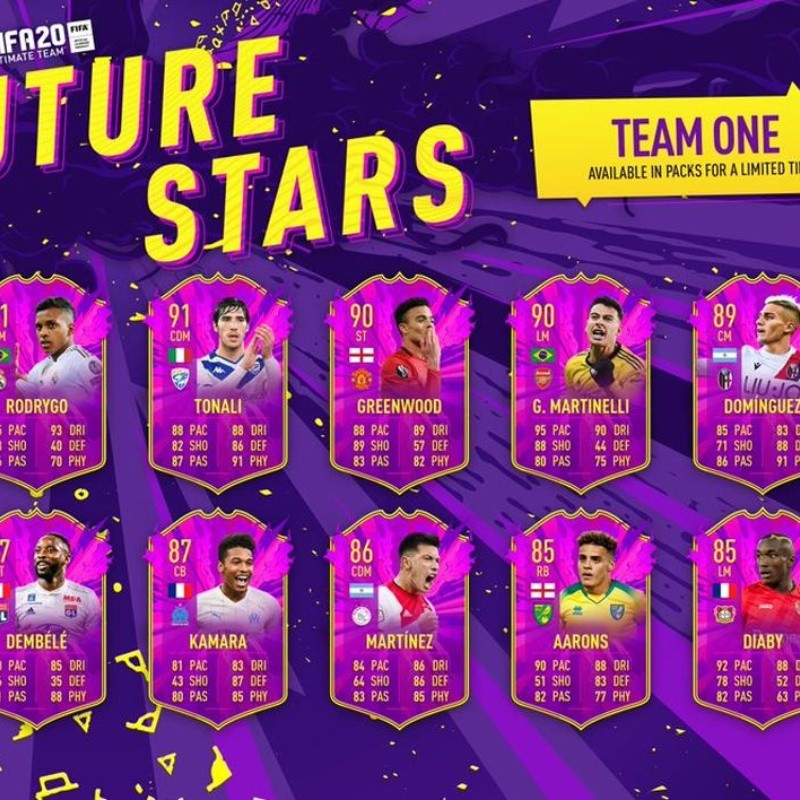 Future Stars del FIFA 20 Ultimate Team revelados ¡Podrás mejorarlos jugando!