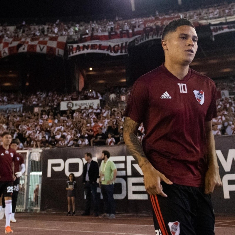 Foto: Juanfer Quintero puede ver el Monumental desde su ventana