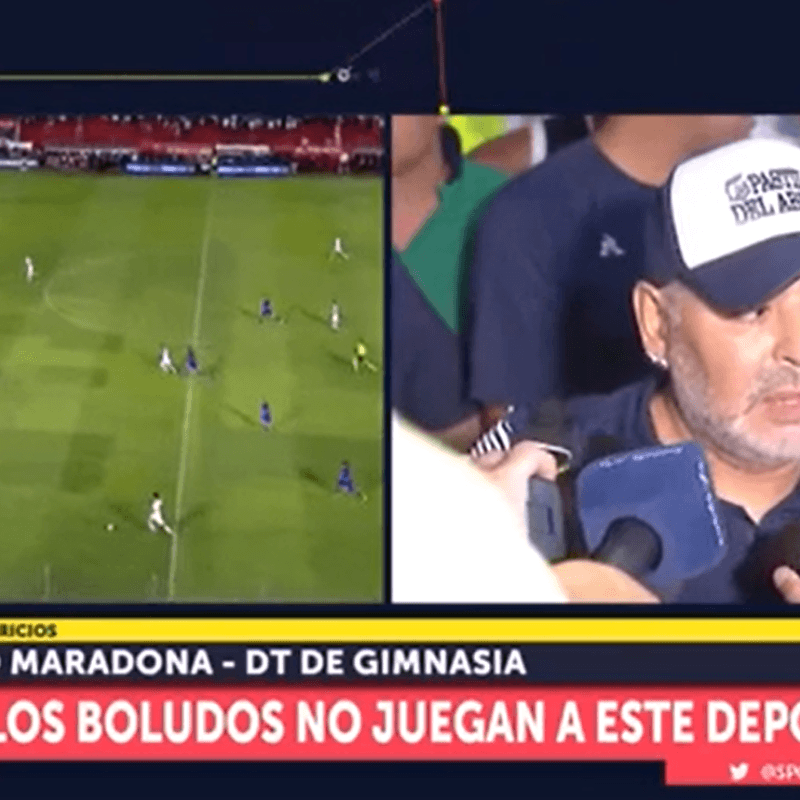 Maradona: "Entramos boludos y los boludos juegan a otro deporte"