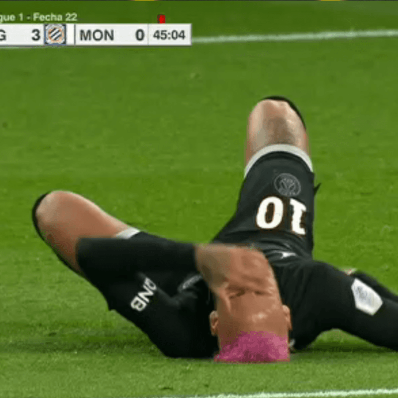 Video: el golpe y dolor de Neymar que asustó a todos en PSG