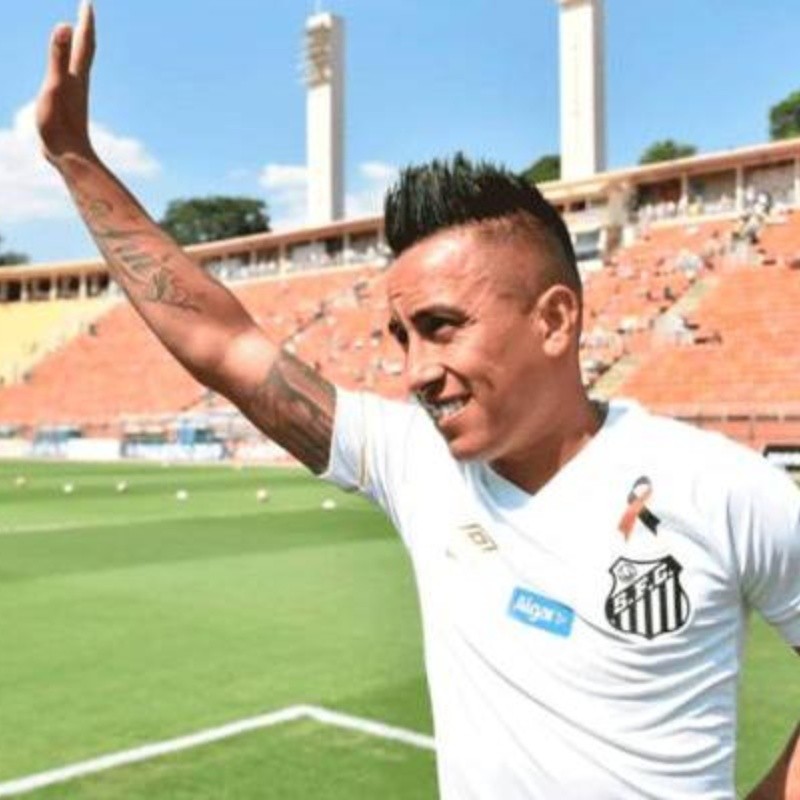 Cueva le mandó una carta a la FIFA para rescindir su contrato con Santos