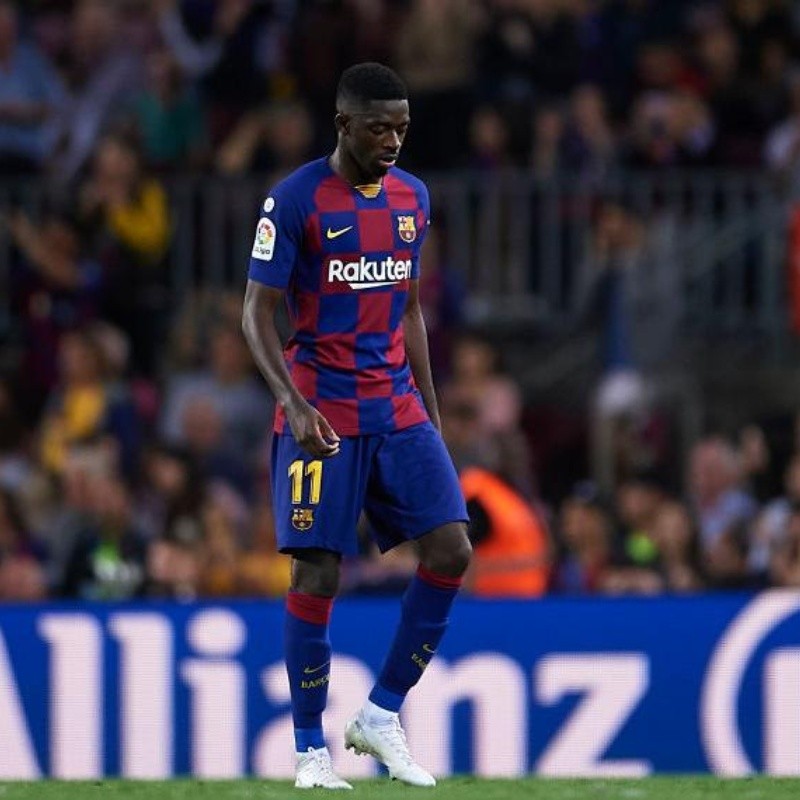 Barcelona confirmó la lesión de Dembélé y es más grave de lo que se pensaba